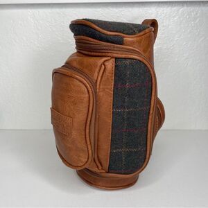 Portland Irish Tartan Plaid Mens Golf Washbag NWT